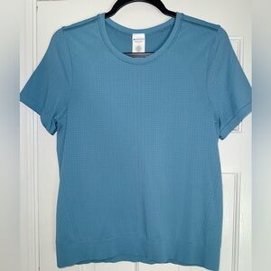 Athleta M Sandwash Modal Tee Women's Size Medium Sklark Blue - NWOT